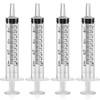 Frienda Large Plastic Syringe 4 Pack Measuring Syringe Tools Dispensing