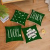 St Patricks Day Throw Pillow Covers 18x18 Set of 4