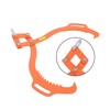 Timunr 2 Serrated Claw Hook,Log Lifting Tongs, Heavy Duty Grapple