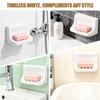 OTHIX Shower Soap Holder & Ceramic Soap Dish for Shower
