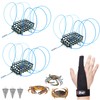 AQWXC 6-Loops Crab Trap for Fishing Pole, Crab Snare for