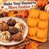 Pumpkin Silicone Mold for Fall Treats – 6-Cavity Tray for