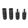 10 Sets Solar Panel Cable Connectors Waterproof Dustproof UV Resistant