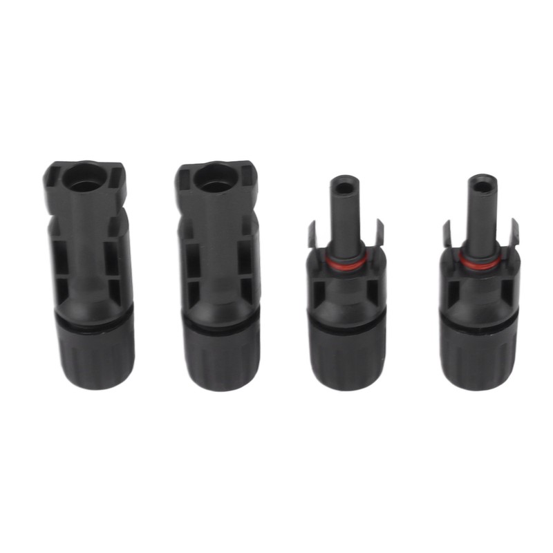 10 Sets Solar Panel Cable Connectors Waterproof Dustproof UV Resistant