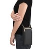 Women's Crossbody Phone Wallet, Multi-functional Leather Purse with Zipper and