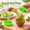 2-in-1 Kiwi Peeler & Slicer, Stainless Steel Wire Fruit Cutter,