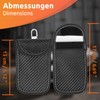 ECENCE 1 x RFID Car Key Case, Keyless Shielded Key