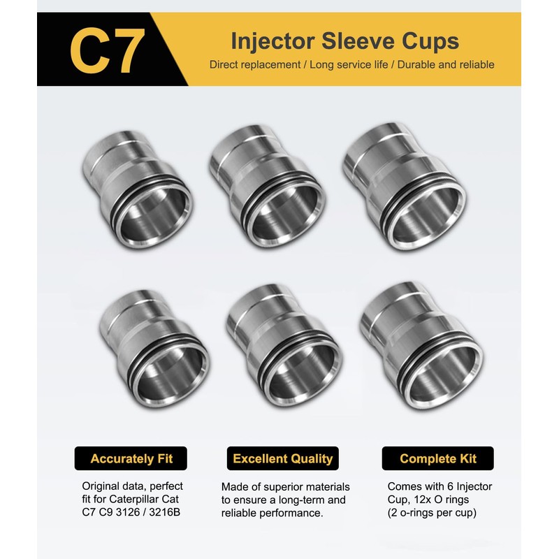 Yoursme for C7 Injector Sleeve Cup Removal Installation Tool with