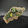 Sloth with Gun Embroidery Patches, Tactical Hook and Loop Morale