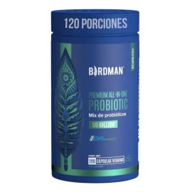 Suplemento Fitness Birdman Premium Probiotics 120 Caps Wsp Sin Sabor