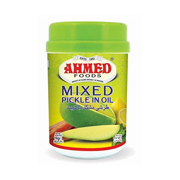 Ahmed food mixed pickle in oil, Brown