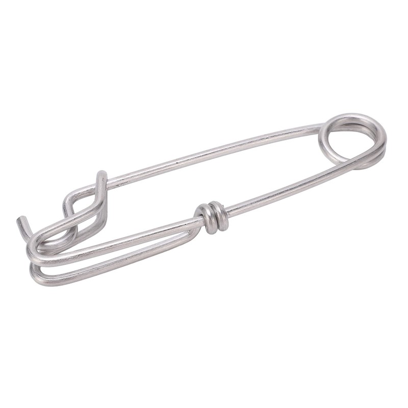 Closed Eye Fishing Clips Snap, Long Line Clips Snap Polished