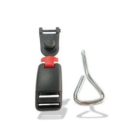 OsmaR HV16 Magnetic Quick-Release Buckle for 16mm 0.63inch Webbing - Single Hand 1-Second Fastener Lock for Helmets, Backpacks & Outdoor Gear - Replacement Buckle for Bicycle/Motorcycle Accessories