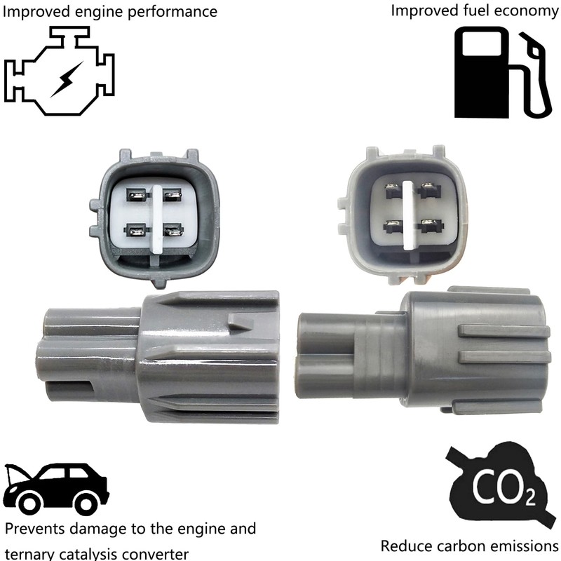 Dropwater 1 Pair Upper and Under O2 Oxygen Sensors Replacement