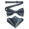 Jemygins Set for Men - Includes Plain Bow Tie, Men’s