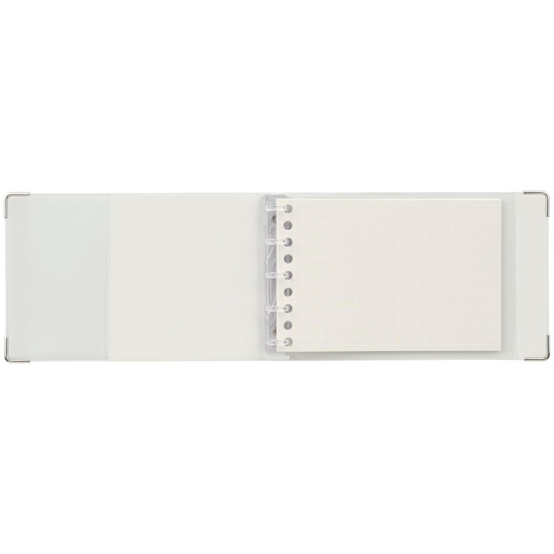 マルマン ルーズリーフ バインダー ユアンス ミニ 5穴 ホワイト FM64-06