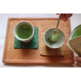Powdered Wormwood Tea Made in Maniwa City, Okayama Prefecture, 1.8 oz (50 g)