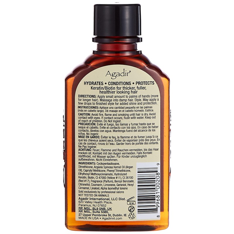 Agadir Argan Oil Hydrates & Conditions Hair Treatment - 118ml/4oz