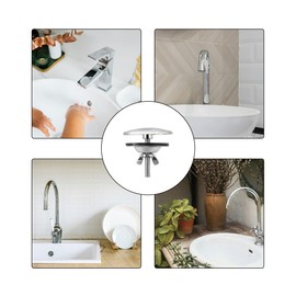 1 Piece 2 Inch Kitchen Sink Hole Cover, Kitchen Stainless Steel Faucet Hole Cover, Sink Tap Hole Cover (Brushed Nickel)