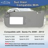 CRAZYPARTS Driver & Passenger Side Sun Visor Compatible with Hyundai