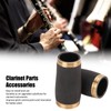 2Pcs Clarinet Engineering Plastics Barrel Black Soprano Clarinet Body Descending