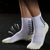 Soccer Grip Socks,Shin Guard Sleeves Set for Football Basketball for