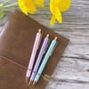 Jxueych Fancy Pastel Metal Pen Set with Inspirational Motivational Quotes