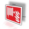 8-Pack - Fire Hose Reel Point Sticker Signs - Waterproof,
