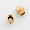 Tecmolog 2 Pcs BSP to NPT Adapter Brass G1/2 Female