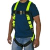 JORESTECH Safety Full Body Harness for Fall Protection, Yellow/Lime Back