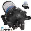 ALIESTFDNO RV Fresh Water Pump, 6.5GPM 70PSI 12V DC Water