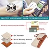 GAEKEAO Wristlet Wallets for Women Clutch Purses RFID Blocking Vegan