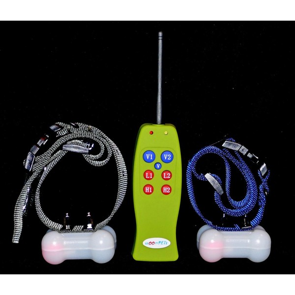GROOVYPETS Dog Remote Dog Training Collar Systems:Rechargeable Dog Collar No