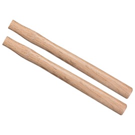 CoCud 2PCS Hammer Handle Replacement, 40cm/16 Oak Wood Flat Comfort Grip Wooden - (Applications: for Hatchet Hammer Oval Eye)