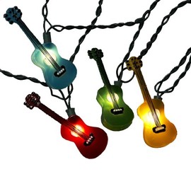 Kurt S. Adler UL1855 Multi-Colored Guitar Light Set, 10 Light