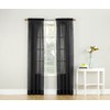 No. 918 Erica Crushed Texture Sheer Voile Rod Pocket Curtain