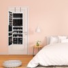LOKO Lockable Wall-Mounted Mirror Jewelry Cabinet, Tall Jewelry Organizer with