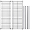 PRO&Family 14" x 36" NSF Chrome 2 Wire Shelf Kit