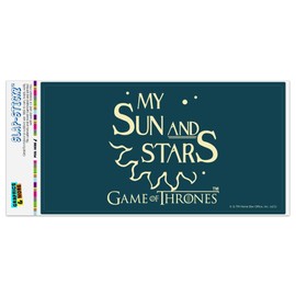GRAPHICS & MORE Game of Thrones My Sun and Stars Automotive Car Window Locker Bumper Sticker