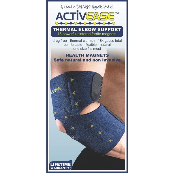 Dick Wicks Activease Magnetic Thermal Elbow Support (One Size)