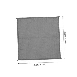 COLLBATH 3Pcs Waffle Dish Washing Cloths Fast Drying Kitchen Towels for Easy Cleaning Replacement Lightweight Absorbent Dish Rags Grey Edging