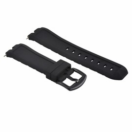 Ewatchparts Replacement Silicone Rubber Diver Watch Band Strap Compatible With Pebble Steel