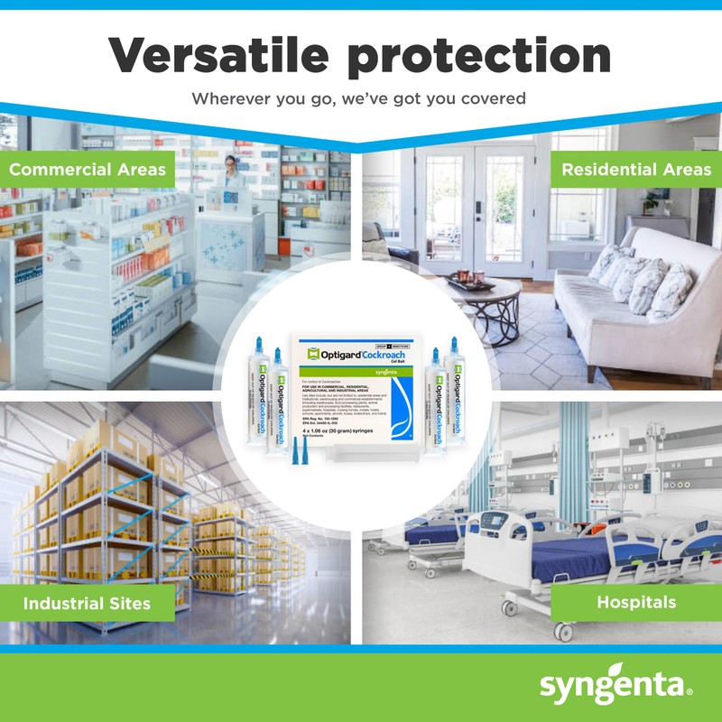 Syngenta 61597 Optigard Cockroach Gel