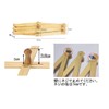 Wall Hanger, Foldable, 10 Hooks, Coat Hanger, Wooden, Stretches and