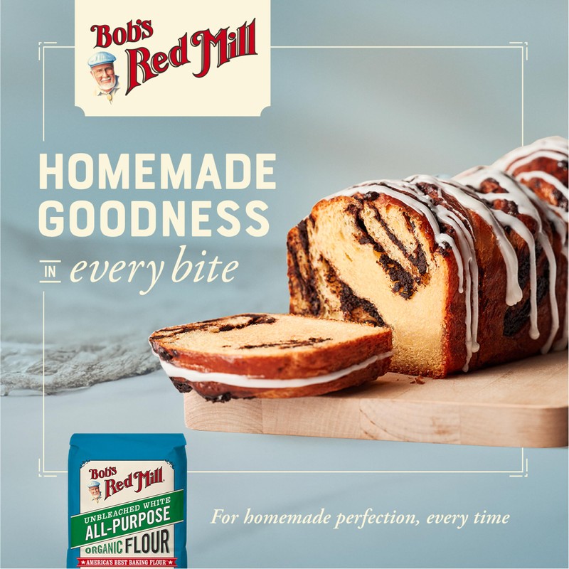 Bob's Red Mill Organic All Purpose Unbleached Flour, 5 lb