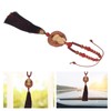 Buddha Car Pendant Peach Wood Exquisite Carving Mind Purification Wealth