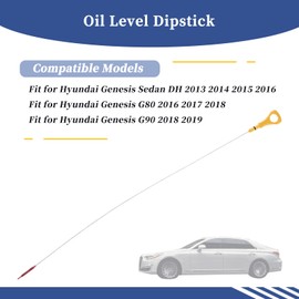 Getfarway Oil Level Dipstick 26611-3CKA0 Compatible with Hyundai Genesis Sedan G80 G90 2013 2014 2015 2016 2017 2018 2019 Replace 266113CKA0 Gauge Rod