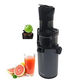 Cold Press Juicer, Qvin Slow Masticating Juicer Machines with Big Wide Chute, Juice Cup, Nutrient Electric juicer machines Vegetable And Fruit, slow Juicer Machine BPA-Free, Easy to Clean，extractor de jugos y vegetales