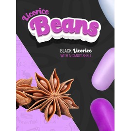 Wiley Wallaby 7.05 Ounce Classic Black Gourmet Australian Style Soft & Chewy Licorice Candy Bean, 1 Pack