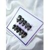 Black Punk Core Nail Tips - Long Ballerina / 블랙